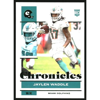 2021 Panini Chronicles Green #76 Jaylen Waddle
