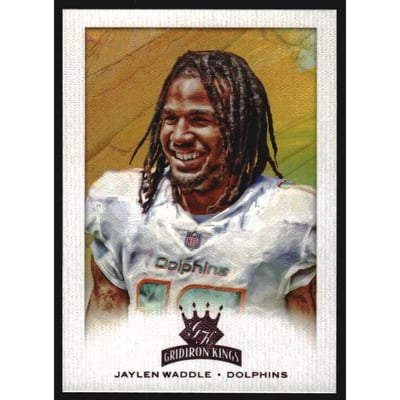 2021 Panini Chronicles Gridiron Kings Pink #26 Jaylen Waddle
