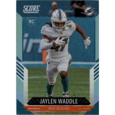 2021 Panini Chronicles Score Update Rookies Silver #413 Jaylen Waddle