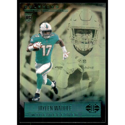 2021 Panini Illusions Emerald #66 Jaylen Waddle