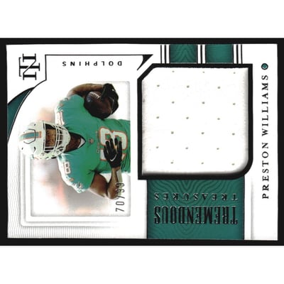 2021 Panini National Treasures Tremendous Treasures Materials #37 Preston Williams