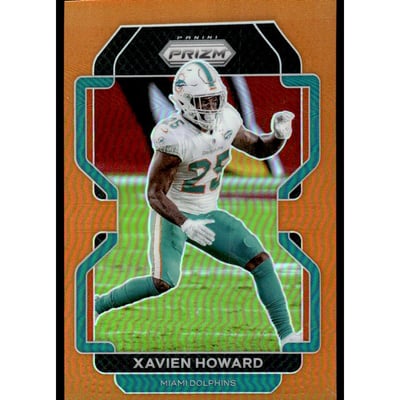 2021 Panini Prizm Prizms Orange #111 Xavien Howard