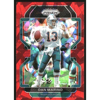 2021 Panini Prizm Prizms Red Ice #112 Dan Marino