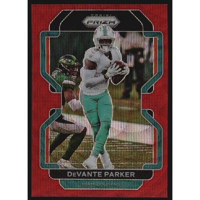 2021 Panini Prizm Prizms Red Wave #104 DeVante Parker
