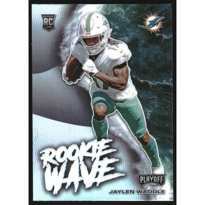 2021 Playoff Rookie Wave Silver #2 Jaylen Waddle