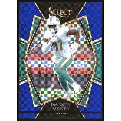 2021 Select Prizm Blue #122 DeVante Parker