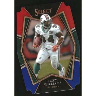2021 Select Prizm Red and Blue Die Cut #136 Ricky Williams