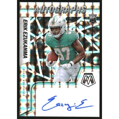 2022 Panini Mosaic Rookie Autographs Mosaic #39 Erik Ezukanma
