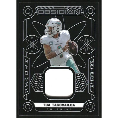 2022 Panini Obsidian Atomic Materials #24 Tua Tagovailoa