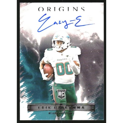 2022 Panini Origins Rookie Autographs #37 Erik Ezukanma