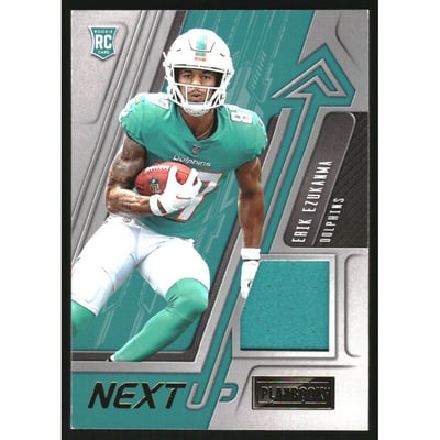 2022 Panini Playbook Next Up Jerseys #42 Erik Ezukanma