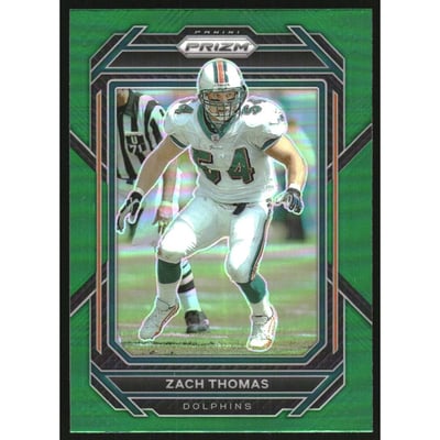 2022 Panini Prizm Prizms Green #186 Zach Thomas