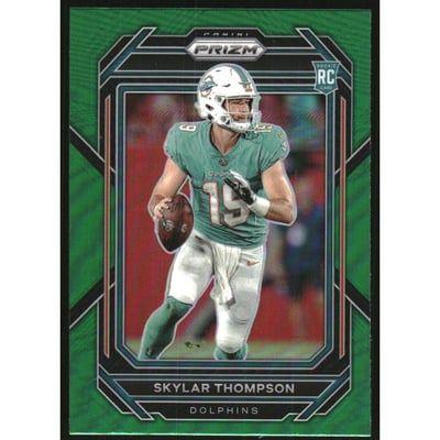 2022 Panini Prizm Prizms Green #354 Skylar Thompson
