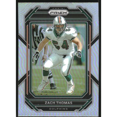2022 Panini Prizm Prizms Silver #186 Zach Thomas