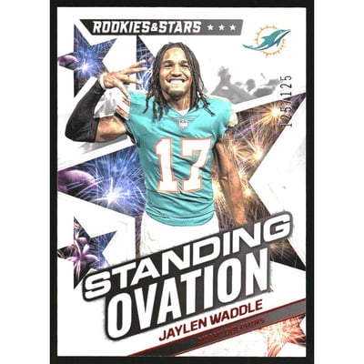 2022 Rookies and Stars Standing Ovation Orange #17 Jaylen Waddle