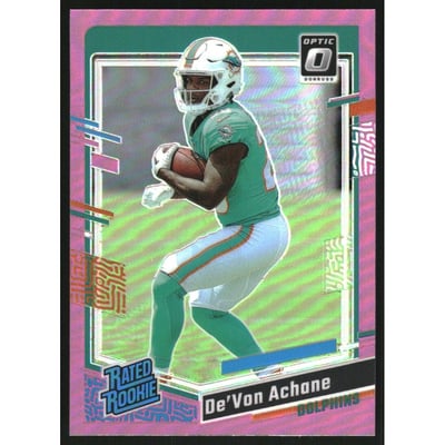 2023 Donruss Optic Pink #269 De'Von Achane RR