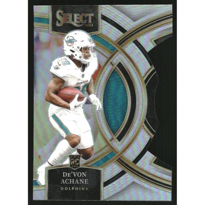 2023 Select Prizm Silver Die Cut #176 De'Von Achane