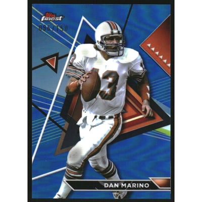 2023 Topps Composite Finest Blue Refractors #204 Dan Marino