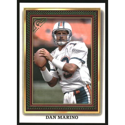 2023 Topps Composite Portrait Gallery Gallery Green #PG12 Dan Marino