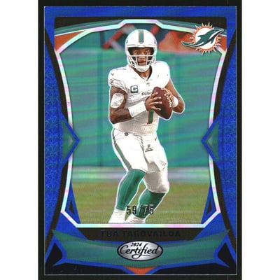2024 Certified Mirror Blue #95 Tua Tagovailoa