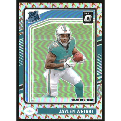 2024 Donruss Optic Fire #249 Jaylen Wright RR