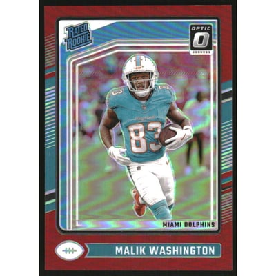 2024 Donruss Optic Red #272 Malik Washington RR