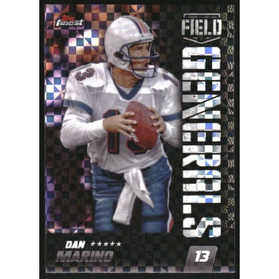 2024 Finest Field Generals Checkerboard Refractors #FG5 Dan Marino