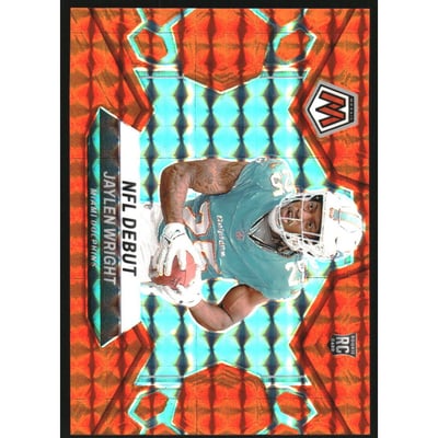 2024 Panini Mosaic Mosaic Orange #280 Jaylen Wright DEB
