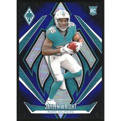 2024 Panini Phoenix Blue Fade #199 Jaylen Wright