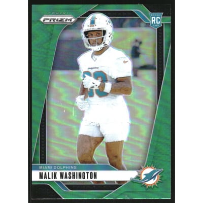 2024 Panini Prizm Prizms Green #371 Malik Washington