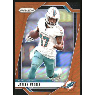 2024 Panini Prizm Prizms Orange #178 Jaylen Waddle