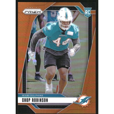 2024 Panini Prizm Prizms Orange #319 Chop Robinson