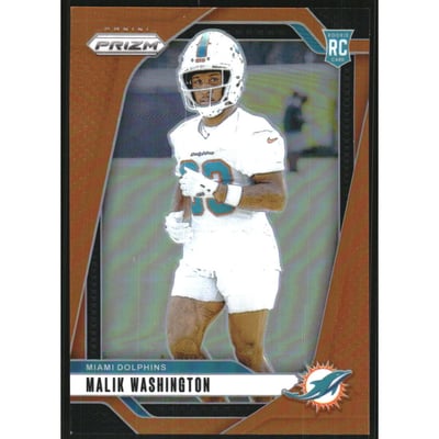 2024 Panini Prizm Prizms Orange #371 Malik Washington