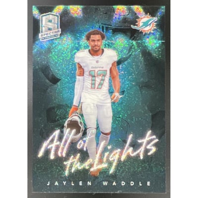 2024 Panini Spectra All of the Lights #AOL-JWE Jaylen Waddle
