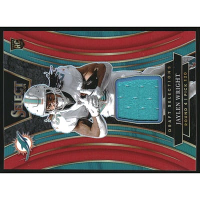 2024 Select Draft Selections Memorabilia Prizm Red #23 Jaylen Wright