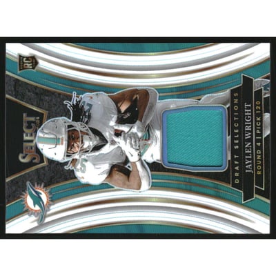 2024 Select Draft Selections Memorabilia Prizm White #23 Jaylen Wright