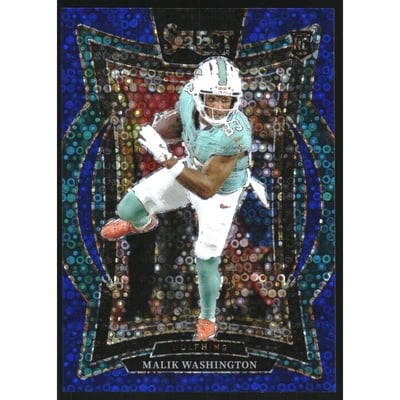 2024 Select Prizm Blue Disco #71 Malik Washington