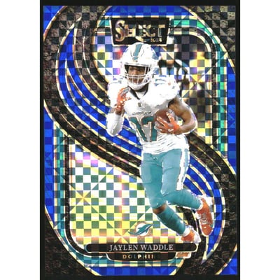 2024 Select Prizm Blue #168 Jaylen Waddle/175