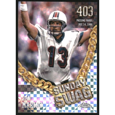 2024 Topps Chrome Sunday Swag Xfractors #SS6 Dan Marino