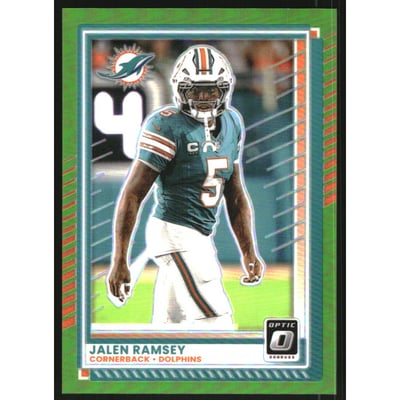 2025 Donruss Optic Lime Green #42 Jalen Ramsey