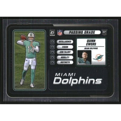 2025 Donruss Optic Passing Grade #4 Quinn Ewers