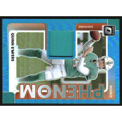 2025 Donruss Optic Rookie Phenoms Neon Blue #3 Quinn Ewers