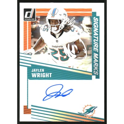 2025 Donruss Signature Marks #25 Jaylen Wright