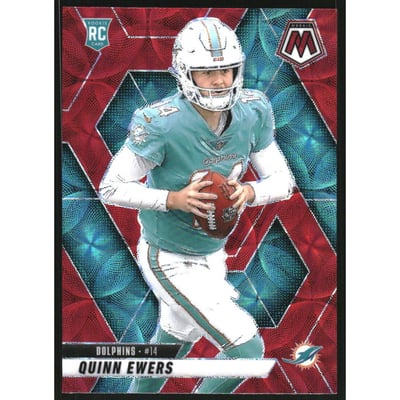 2025 Panini Mosaic Red Scope #308 Quinn Ewers