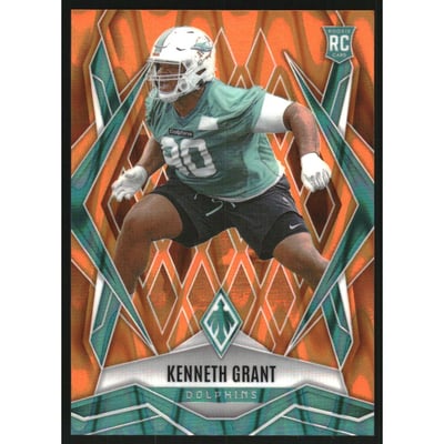 2025 Panini Phoenix Orange Seismic #223 Kenneth Grant