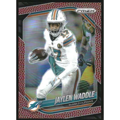 2025 Panini Prizm Prizms Pigskin #172 Jaylen Waddle