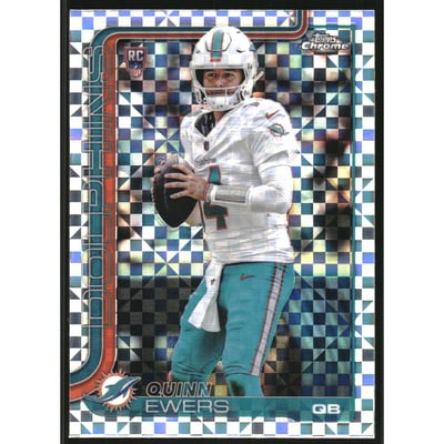 2025 Topps Chrome X-fractors #316 Quinn Ewers
