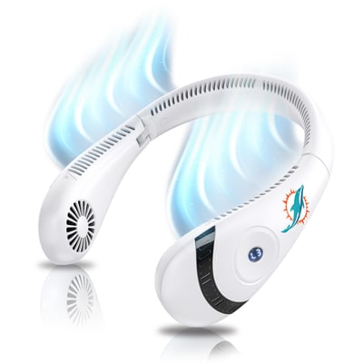 Miami Dolphins ActionHeat AlphaCool Bladeless Neck Fan