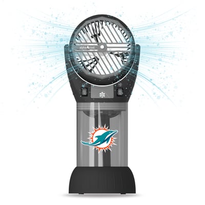 Miami Dolphins ActionHeat AlphaCool CoolBurst Misting Fan