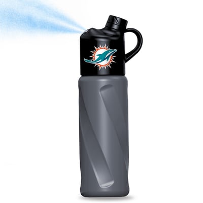 Miami Dolphins ActionHeat AlphaCool Personal Misting 20oz. Water Bottle